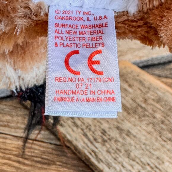 NWT-Pair of 2021 TY Beanie Boos, Ramsey the UniLion & Jamal the Camel, 6", Plush - Picture 6 of 11